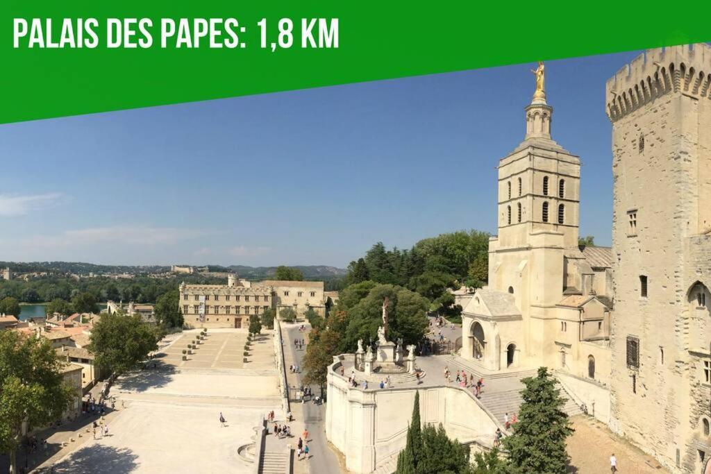 Apartmán La Glycine - Parking Gratuit - Ac Clim - Cour Prive - Villeneuve-lès-Avignon Exteriér fotografie